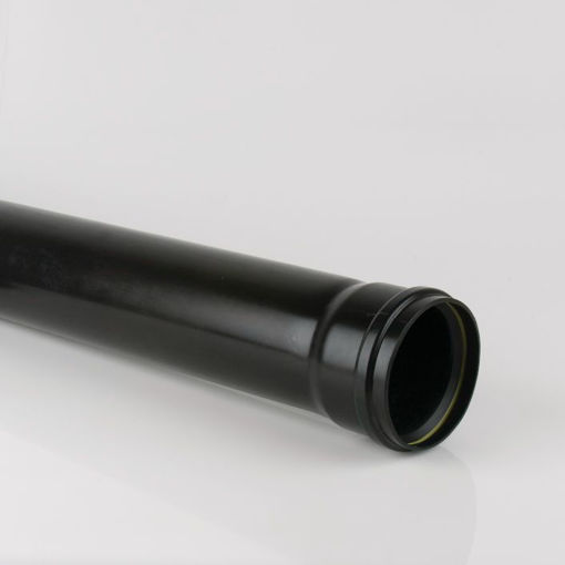 Picture of bs415b soil pipe 110mm Black 4m s/s