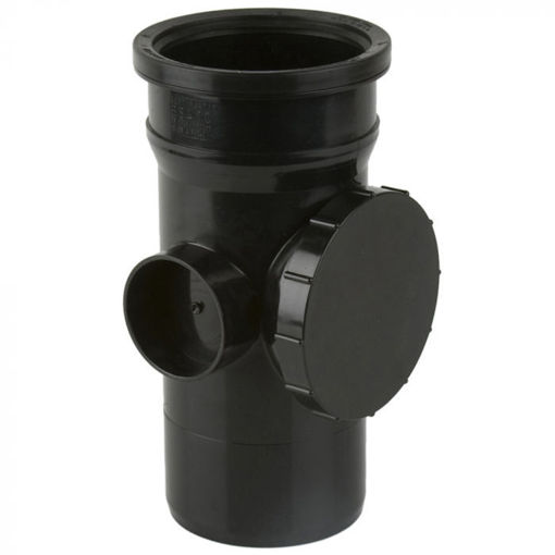 Picture of BS410B S/S Soil Access Pipe Black 110mm