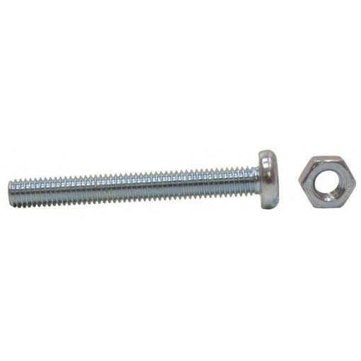 Picture of FA145A M6 x 75mm ZP Machine Screws/Nuts