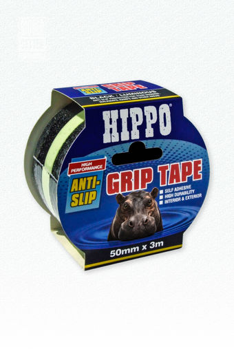 Picture of hippo grip tape blk/lum 50mmx3m