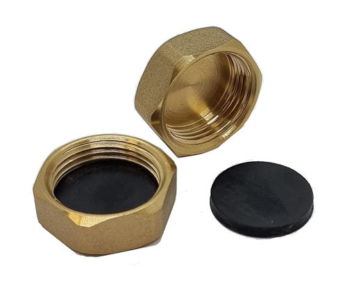 Picture of M25060000 brass blank nut 3/4"