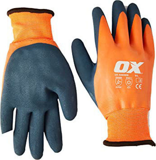 Picture of OX Waterproof Thermal Latex Glove Size 9 / Large