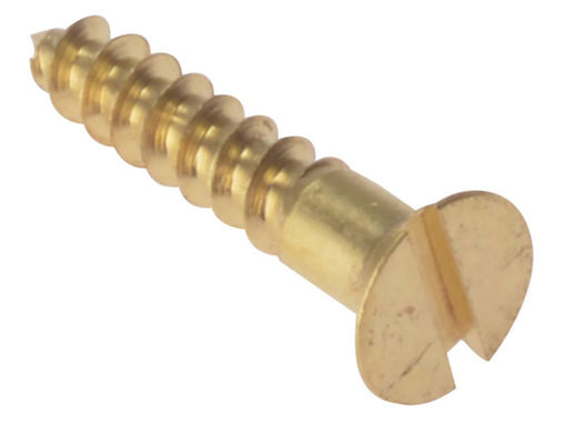 Picture of SE61B 3/4" x 6 SLT CSK Brass Screws