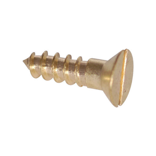 Picture of SE62B 1" x 6 SLT CSK Brass Screws