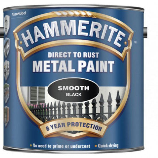 Picture of HM METAL PAINT SMOOTH BLACK 2.5L