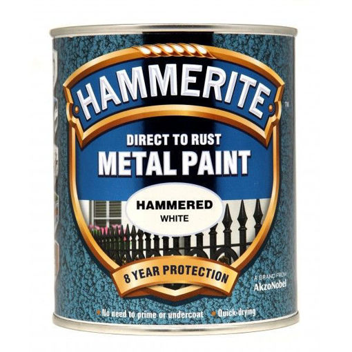 Picture of HM METAL PAINT HAMMERED WHITE 750ML