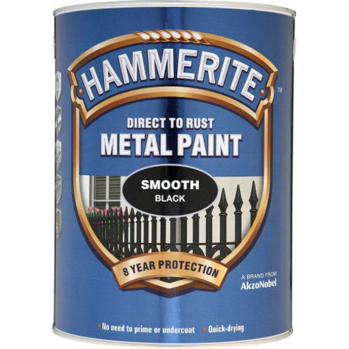 Picture of HM METAL PAINT SMOOTH BLACK 750ML