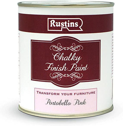 Picture of Rustins Chalk Paint Portobello Pink 500ml