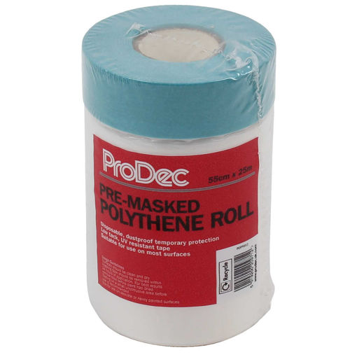 Picture of PRODEC 55cm x 25M PRE-MASKED POLY ROLL