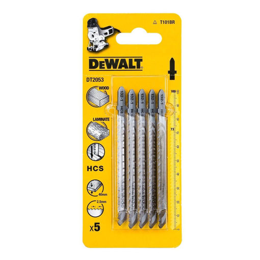 Picture of DEWALT  DT2057QZ JIGSAW BLADES (5) WOOD