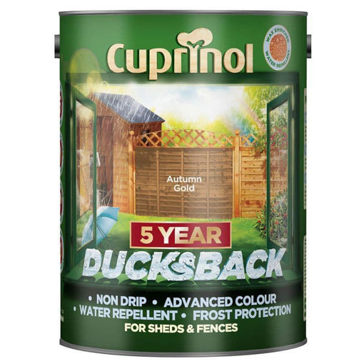 Picture of Cuprinol Ducksback Autumn Gold 5ltr