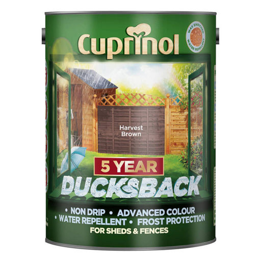 Picture of Cuprinol Ducksback Harvest Brown 5ltr