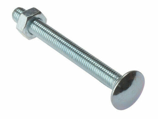 Picture of M10 x 120 Carriage Bolt DIN 603 - A2 SS 5 PCS