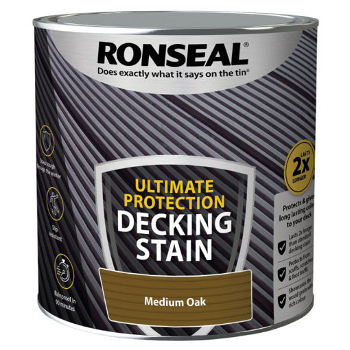 Picture of ULTIMATE DECKING STAIN MED OAK 2.5LT