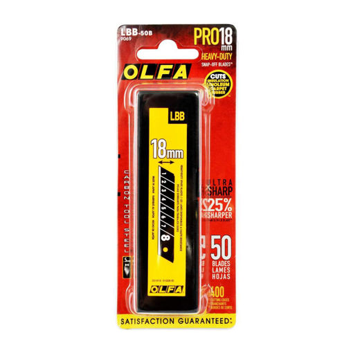 Picture of Olfa Excel Black Ultra Sharp Blade 18mm 10pk