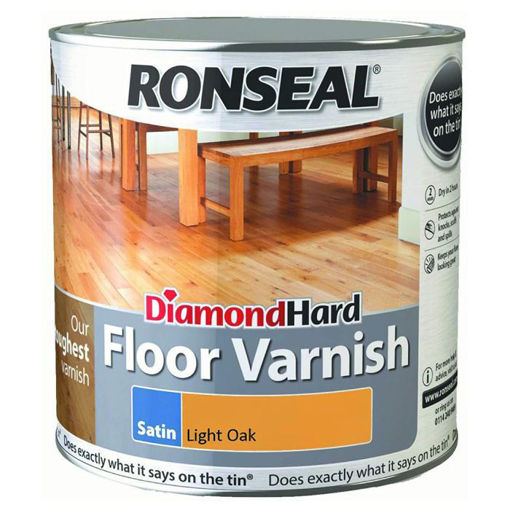 Picture of DIAMOND HARD FLOOR VARNISH RCH LT OAK 2.5L