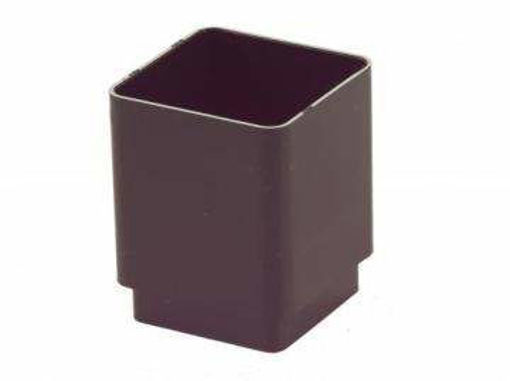 Picture of br506br brown downpipe connector square