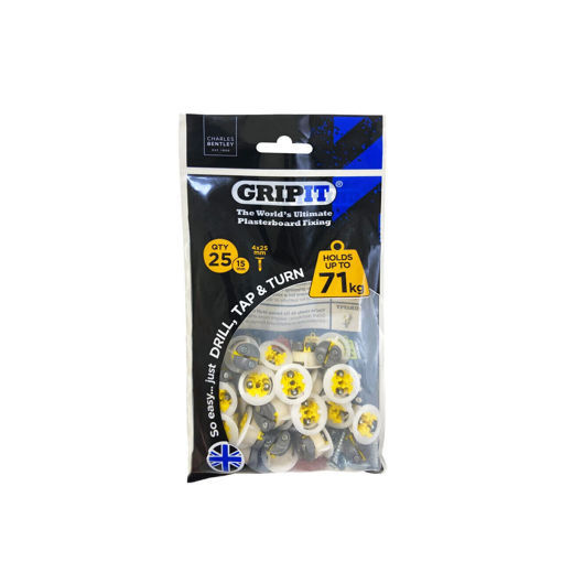 Picture of 15mm Yellow Gripit Plasterboard Fixing Pk 25