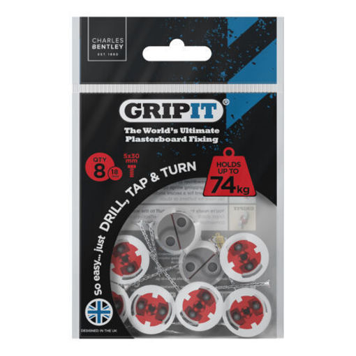 Picture of 18mm Red Gripit Plasterboard Fixing Pk 8