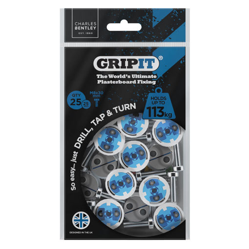 Picture of 25mm Blue Gripit Plasterboard Fixing Pk 25