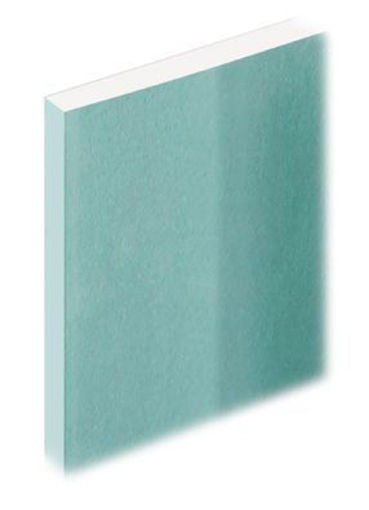 Picture of 222210 knauf Moisture Resistant Plasterboard Panel 1200x2400x12.5mm T/E 