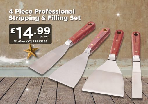Picture of 4 Piece Professional Stripping & Filling Set
