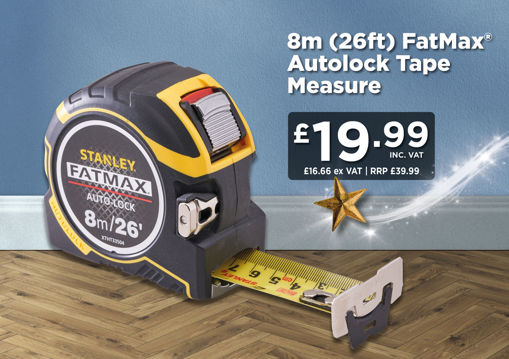 Picture of 8m (26ft) FatMax Autolock Tape Measure