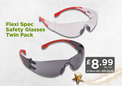 Picture of Flexi Spec Safety Glasses Twin Pack