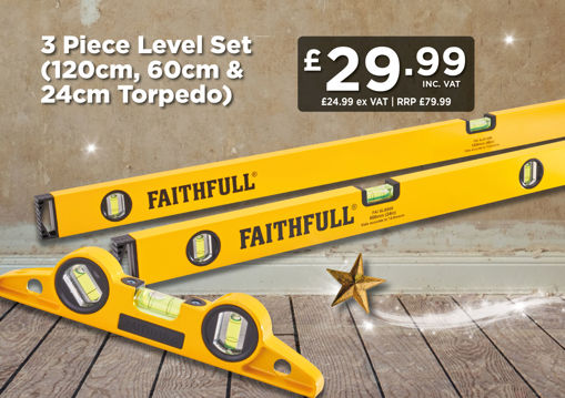Picture of 3 Piece FatMax™ Pro Level Pack (120cm, 60cm & 25cm Torpedo)