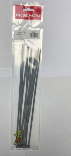 Picture of CABLE TIES 300mm SILVER